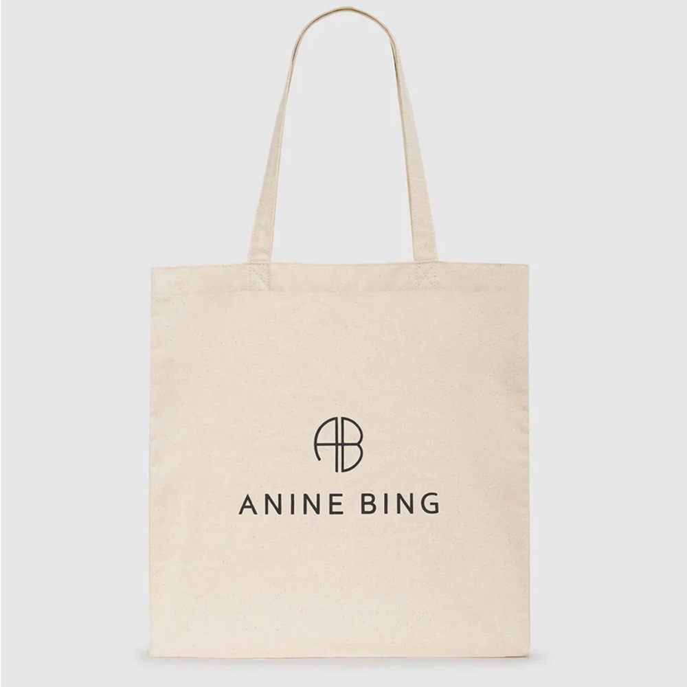 Anine Bing Remy Tote - Canvas - NWT
